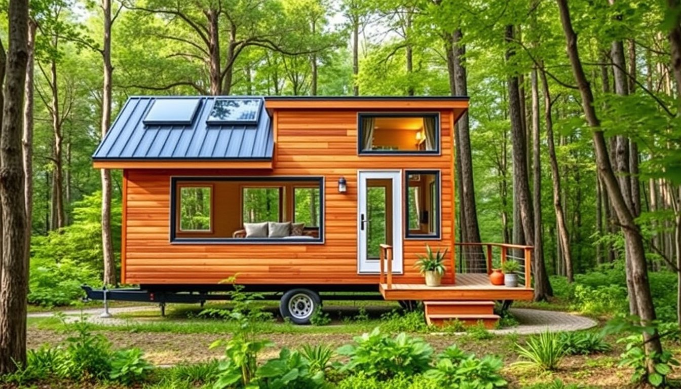 Discover the Eco-Friendly Tiny House on Wheels: Dwellii's THOW Design