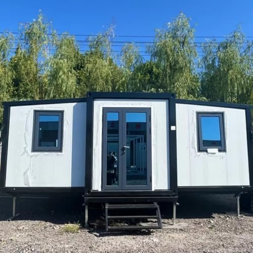 Discover the Ultimate Tiny Living: 20/40FT Portable 3-Bedroom Prefab House Review
