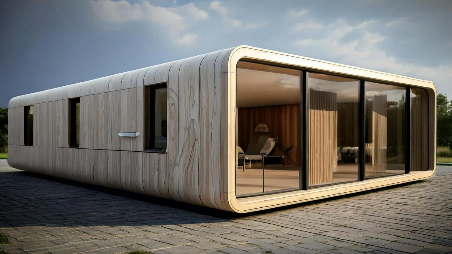 Discover the Versatile Prefab Modern Tiny House: Perfect for Home, Office, or Poolside!